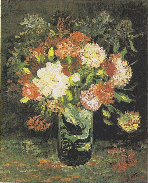 Vase with Carnations